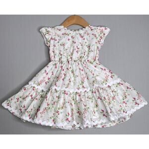 Tessa James Girls 2 Yrs Small Shop Liberty Roses Floral Party Dress